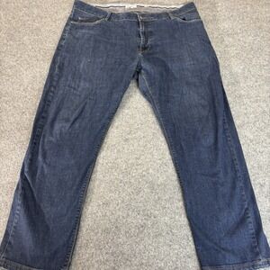 Peter Millar Jeans Mens 40x28 Straight Fit Stretch Dark Wash Excellent Condition